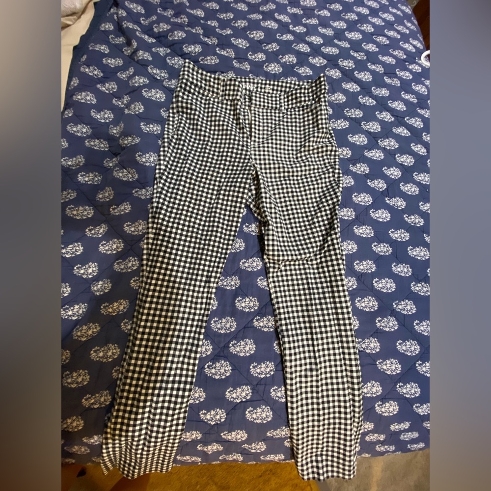 Plaid Ankle Pants